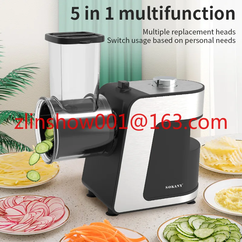 

Electricmulti-function vegetable cutter shredding and slicing all-in-one machine potato grater cucumber cutter