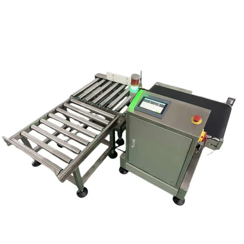 High Performance Push Bar Checkweigher High Precision Stainless Steel 304 Bagged Packaging Box Weight Checker