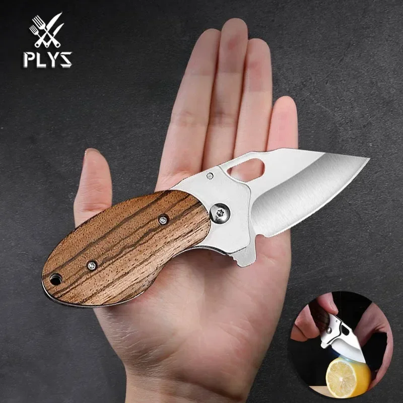 Folding Fruit Knife, Household Multifunctional Mini Pocket Knife, Sharp High Hardness Outdoor Keychain Knife - view 2