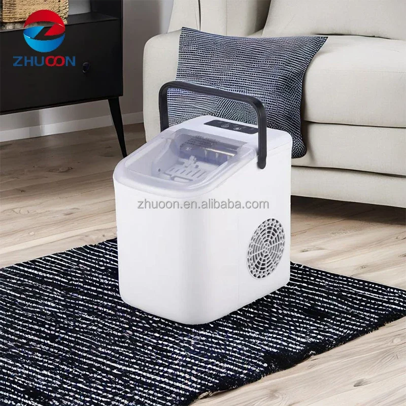 Ice maker home Portable Electric 1.1L Ice Maker Machine With Handle