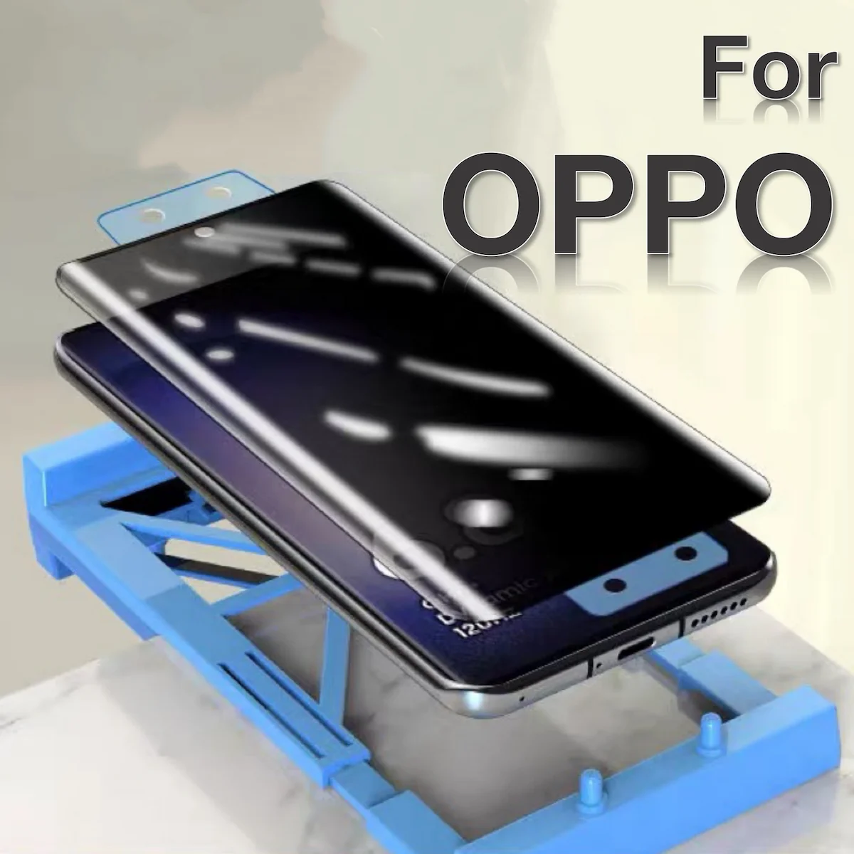 for OPPO Find X6 X5 X3 X2 Pro Plus OPPO Reno 10 9 8t 6 5 4 3 Explosion-proof Screen Protector Glass Protective with Install Kit