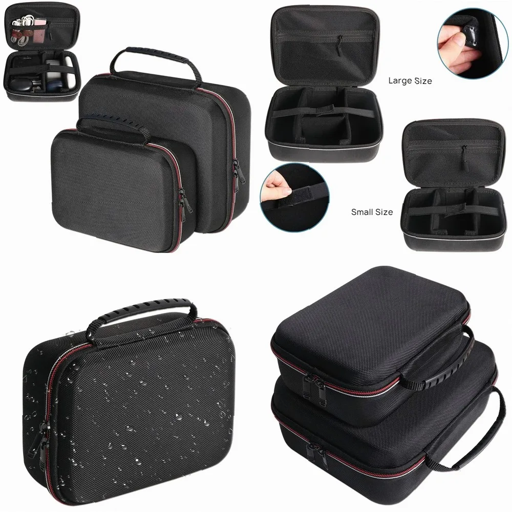 EVA Hard Case for Digital Gadgets Electronics Organizer for Power Bank Mouse Hard Drive Cable Storage Bag Tech Accessories Pouch