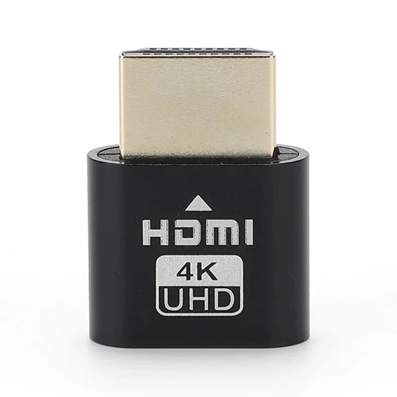 1/2/3/4pcs HDMI Virtual Display 4K HDMI DDC EDID Dummy Plug Display LED Cheat Virtual Plug HDMI Dummy Emulator Adapter