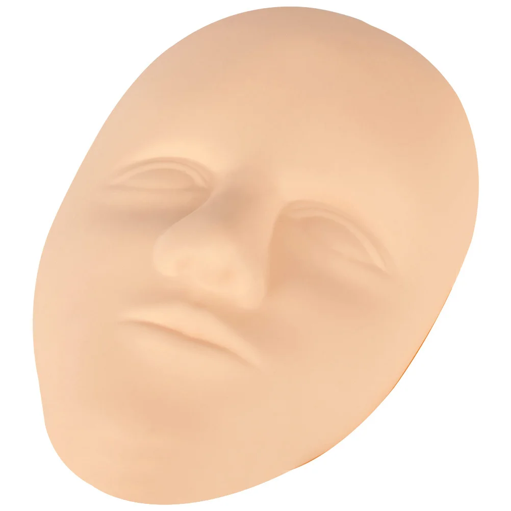 

Premium Artificial Tattoo Practice Skin Face Made of Soft Silicone - Ideal for Rotary Coil Machine Training and Salon Practice
