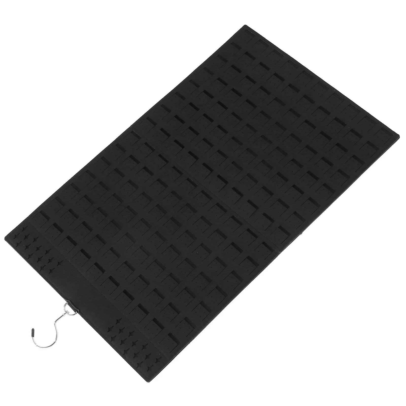 Dual-Sided Felt Jewelry Wall Organizer for Earrings Necklaces Bracelets Hanging Display -Saving Home Decor Organizer