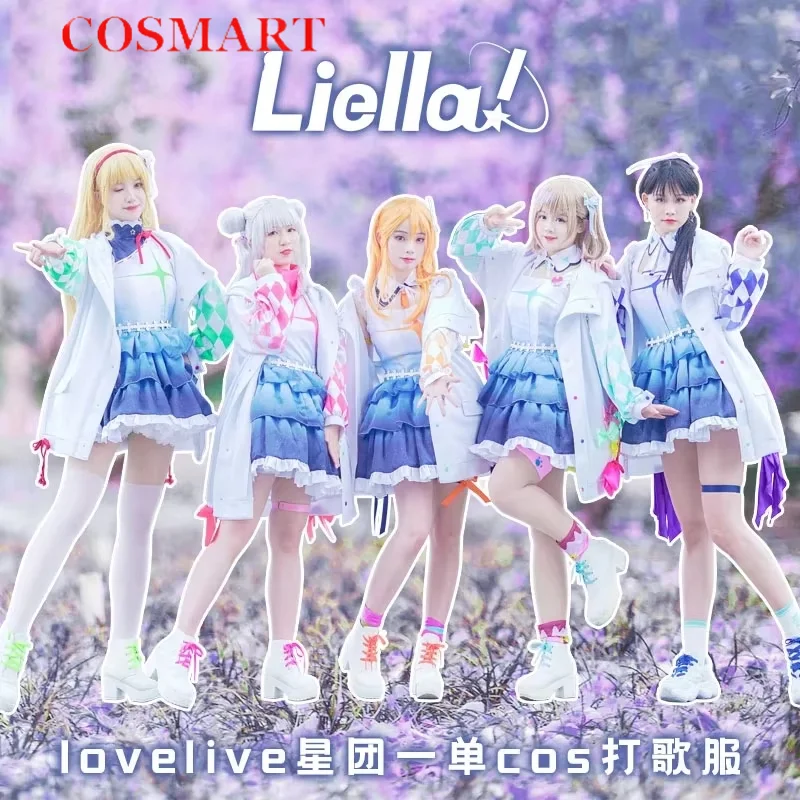 COSMART Anime LoveLive!SuperStar!! New Team Liella Shibuya Kanon Tang Keke SJ Uniform Cosplay Costume Stage Performance Suit