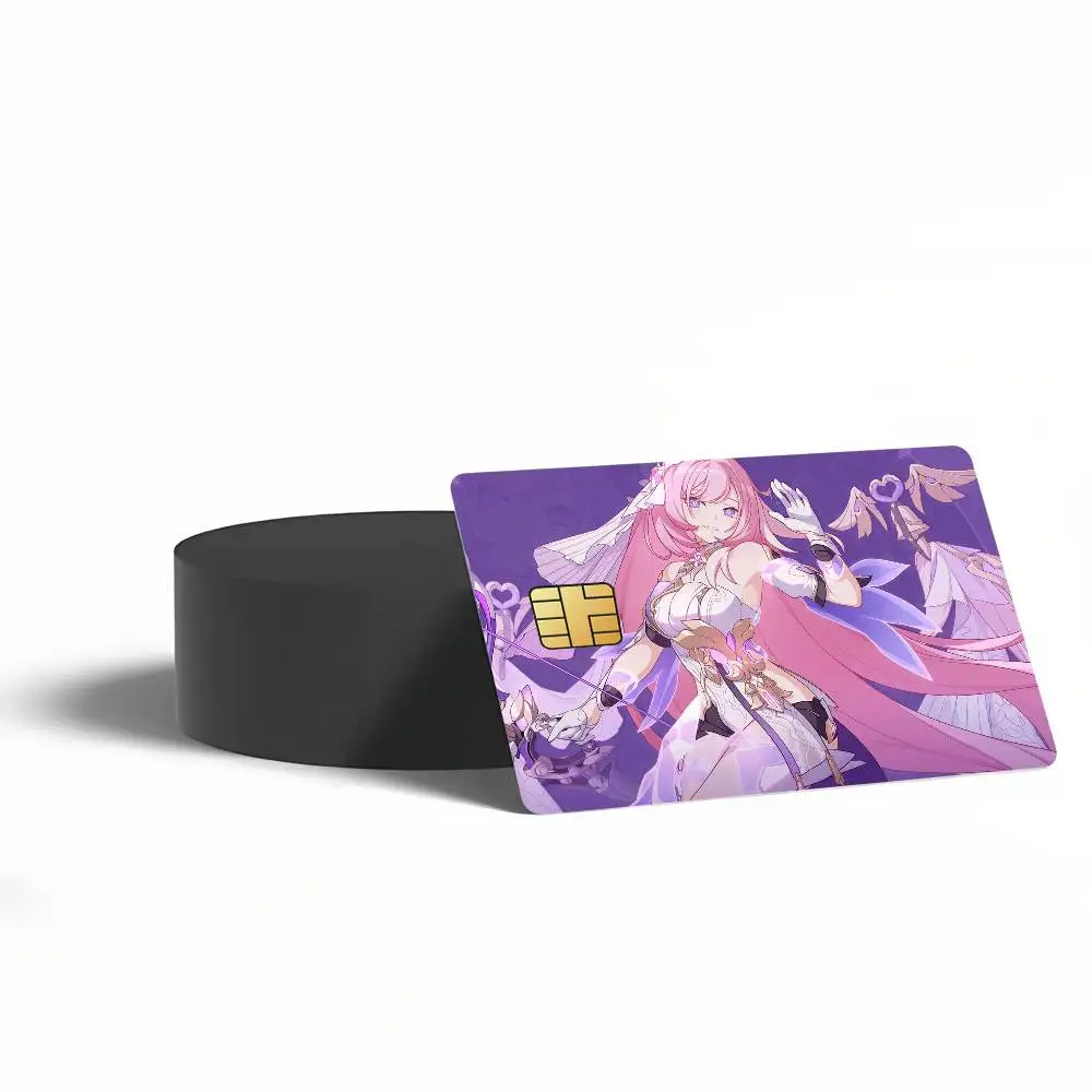 Elysia Honkai Impact 3rd Poster Credit Card Skin Stickers for Bank Access Protective Film Cover Sticker Surprise Gift