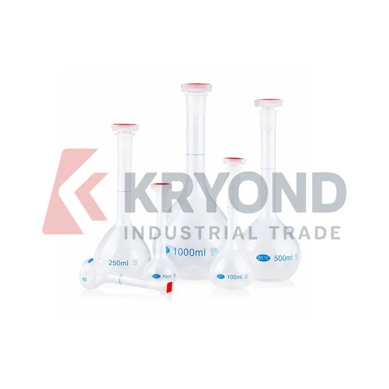 Plastic Volumetric Flask Stopper 25mL 50mL 100mL 250mL 500mL 1000mL Laboratory Measuring Bottle Research Vessel Series Model Set