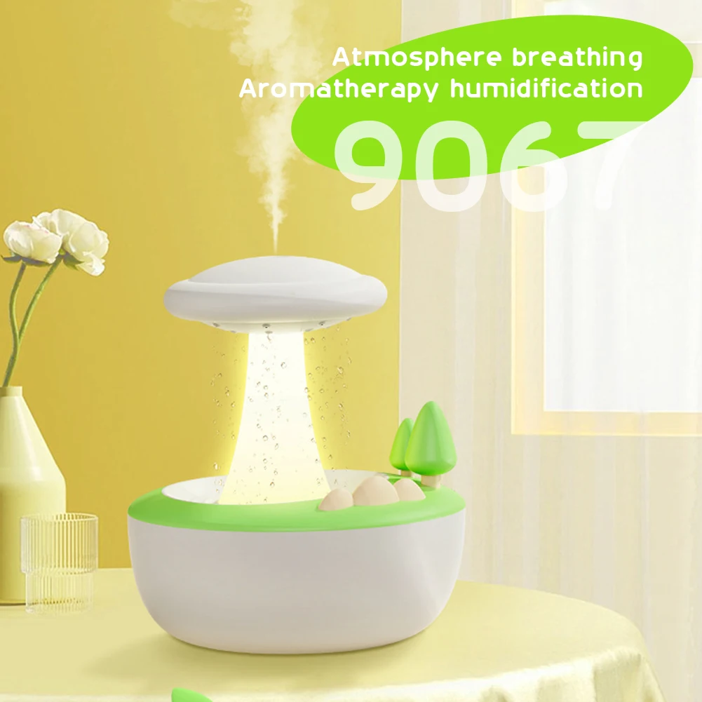 

Cute Rotatable Mushroom Humidifier Aromatherapy Essential Oils Diffuser Rain Cloud Humidifier Relaxing Aromatic Lamp Humidifier