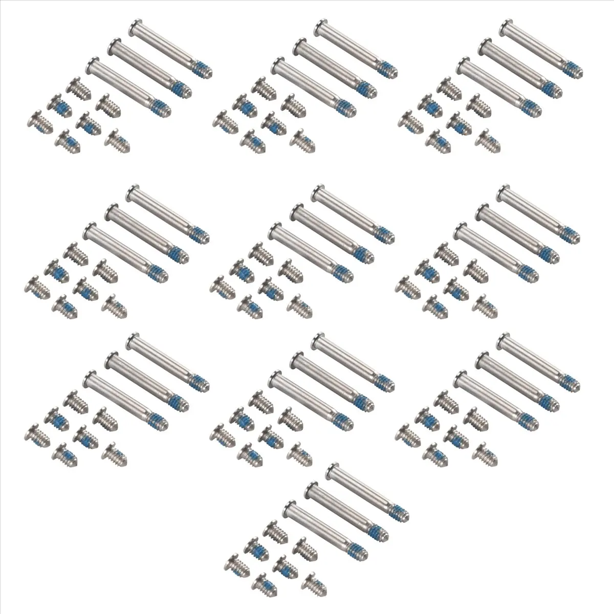 مستقر-100 قطعة/10 مجموعات A1278 A1286 A1297 مسامير سفلية لماك بوك برو 13 بوصة 15 بوصة غطاء سفلي مجموعة مسامير 2008-2012 #6