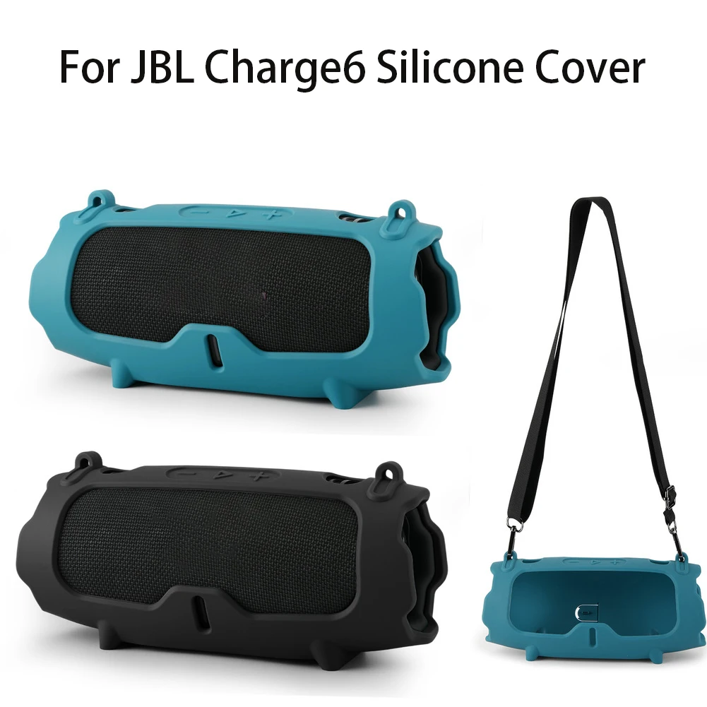 Silicone Cover For JBL Charge 6 With Adjustable Shoulder Strap Audio & Video Replacement Parts Shell&Body Parts