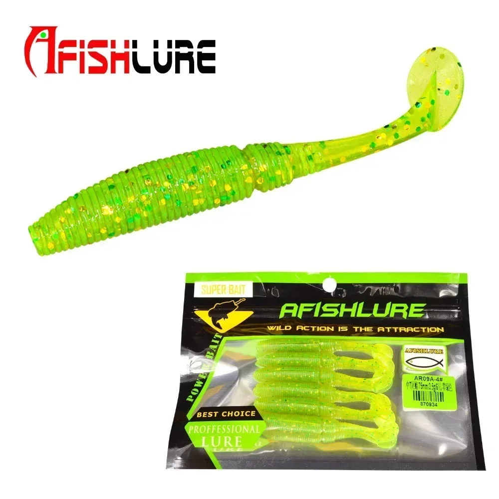 Afishlure T Tail Shad 75mm 3