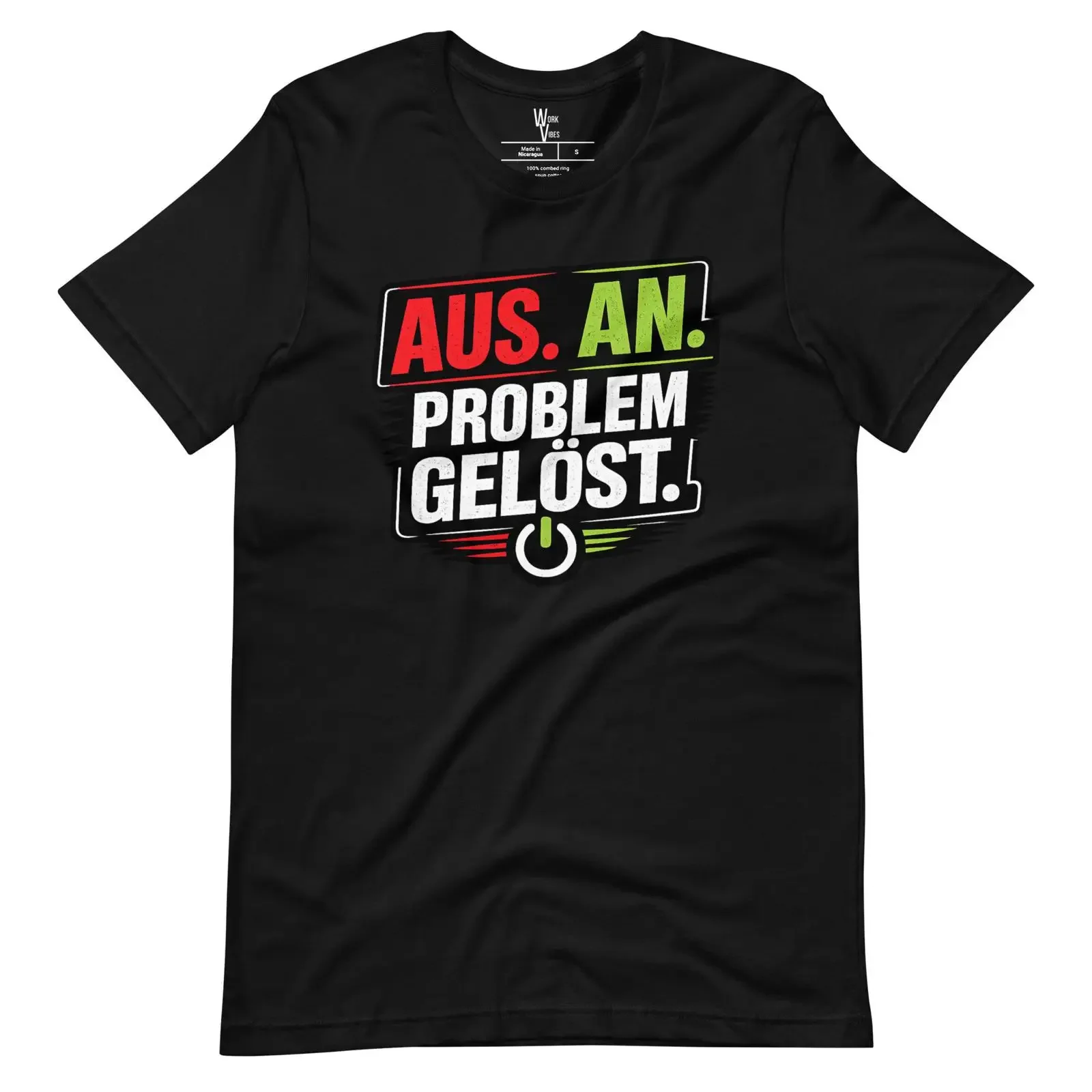 Funny IT T shirt Off On Problem Solved Nerd Humor SupporT for Father's Day Programmers vintage Washed Soft designer clothes