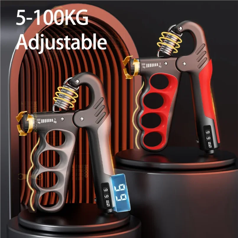 

5-60/100/150kg Grip Strength Gym Wrist Expander Hand Strengthener Adjustable Muscle Recovery Fitness Hand Strength Exercise