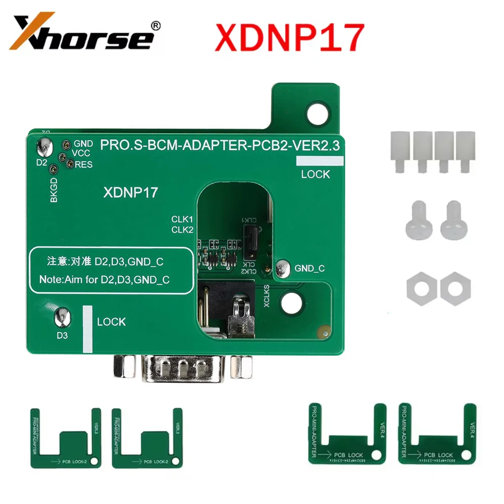 Xhorse XDNP17 Adapter Solder Free Work With VVDI Prog MINI PROG KEY TOOL PLUS Programming Device For Porsche IMMO BCM Adapter