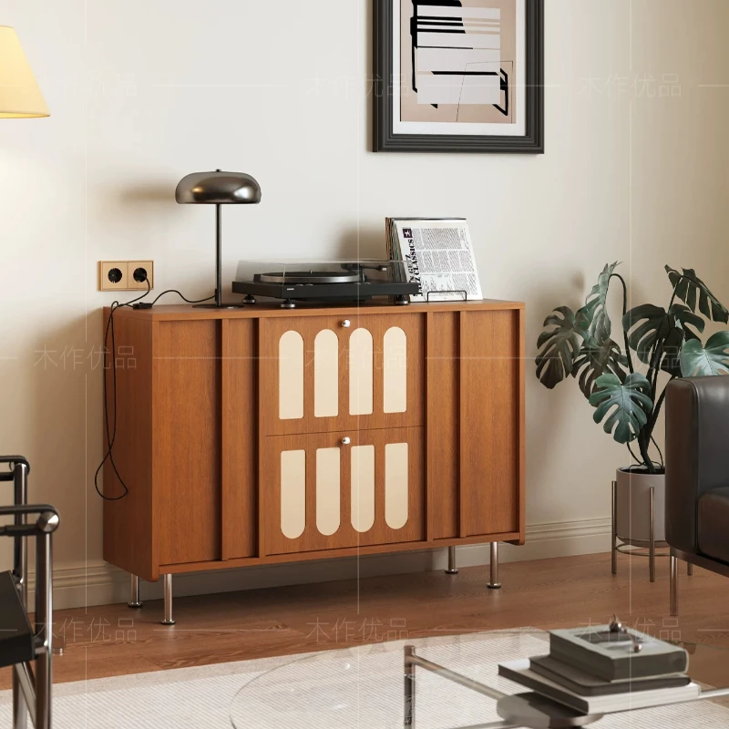 Rustic Wooden Cabinet Living Room Modern Organizer Multiple Purpose Office Cabinet Bauhaus Style Muebles Para Salas Furniture