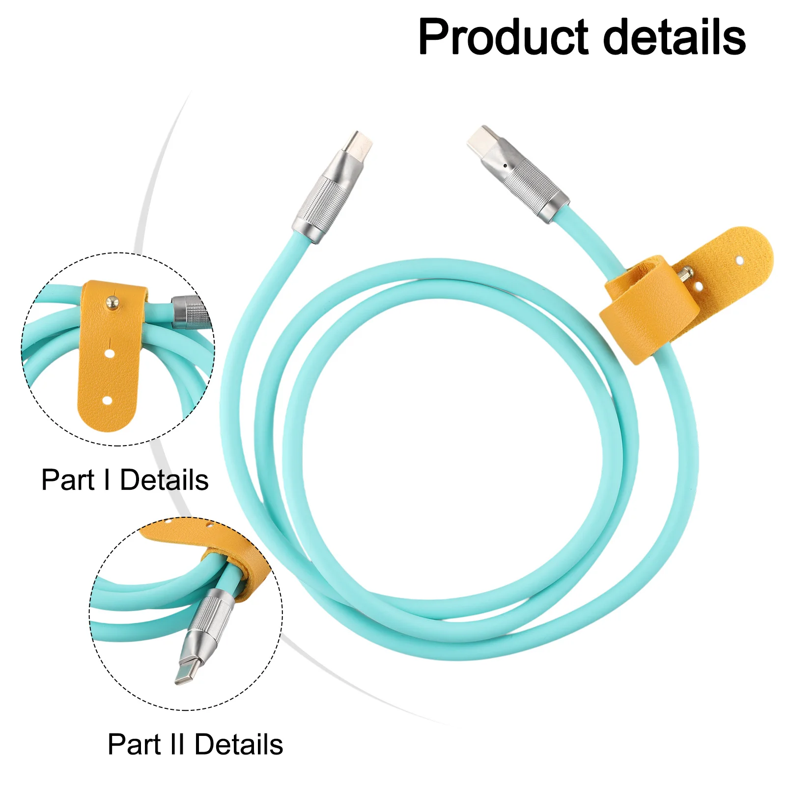 초고속 충전 USB C to C 충전기 케이블 데이터 케이블, 65W 6A PD C 타입, 스마트폰 태블릿 노트북용