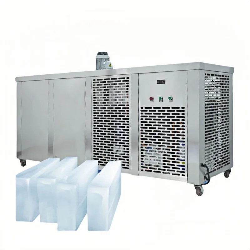 

Custom 3 Tons Industrial Transparent Ice Brick Making Machine Commercial Block Ice Maker for Seafood Cooling Industry