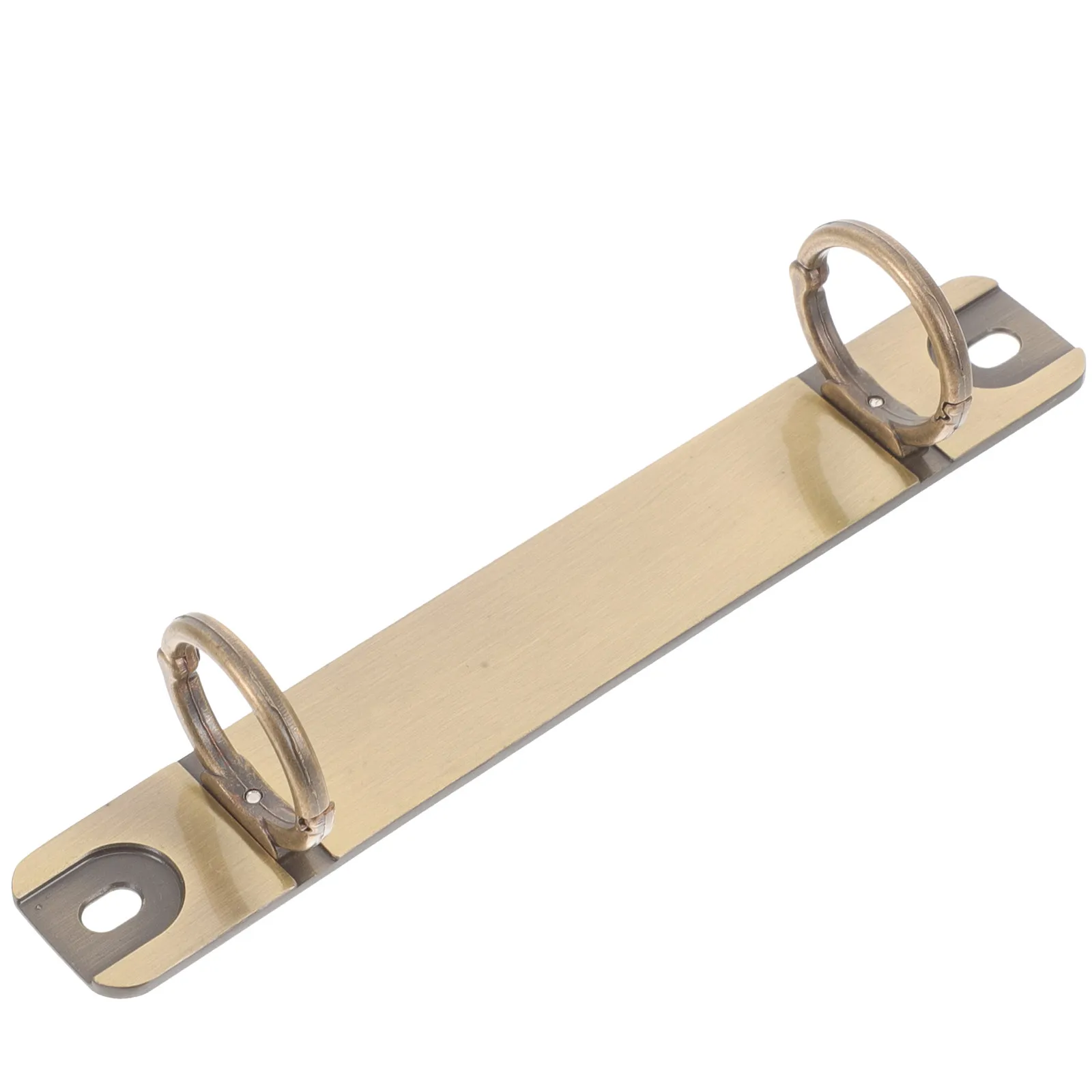 

2 Ring Binder Mechanism Solid Metal Spine Bar Wear Resistant Scratch Resistant for Loose Leaf Notebook Planner DIY Stationery