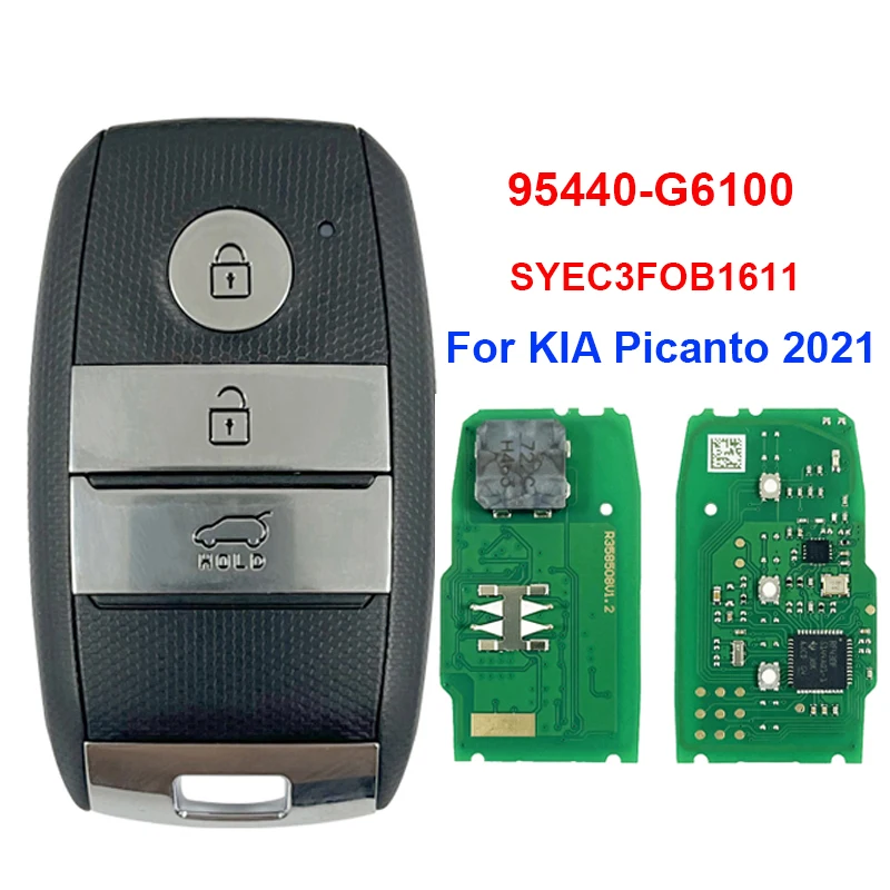 CN051246 433MHZ Part Number 95440-G6100  FCCID: SYEC3FOB1611 Aftermarket Smart Key Fob For KIA Picanto 2021