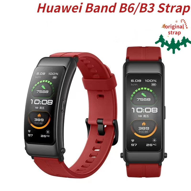 Cinturino in Silicone da 16mm per Huawei TalkBand B6/B3 cinturino sportivo di ricambio originale per accessori huawei TalkBand B6