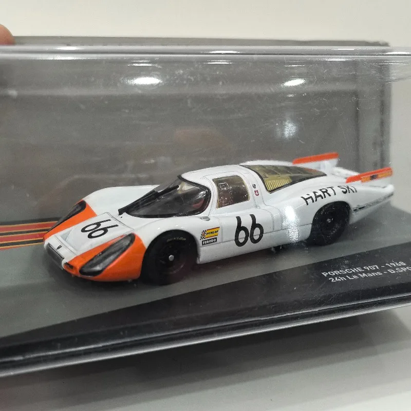 Modelo a Escala 1:43 de Porsche 907 de IXO # Modelo de Coche de Aleación de la Carrera de Le Mans 24H 66