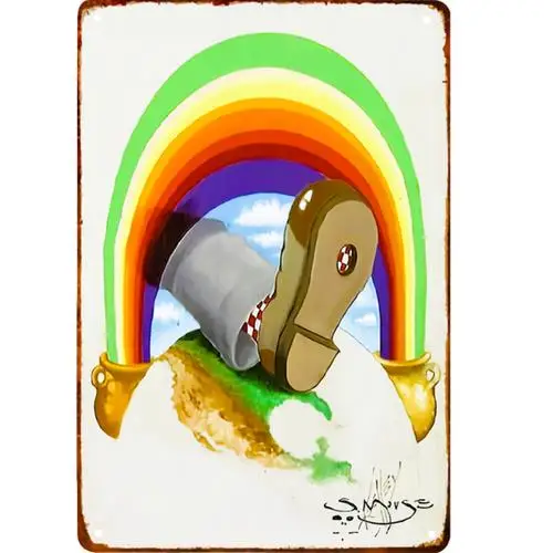 Grateful Dead Retro Art Metal Sign Europe ;72 Album Artwork