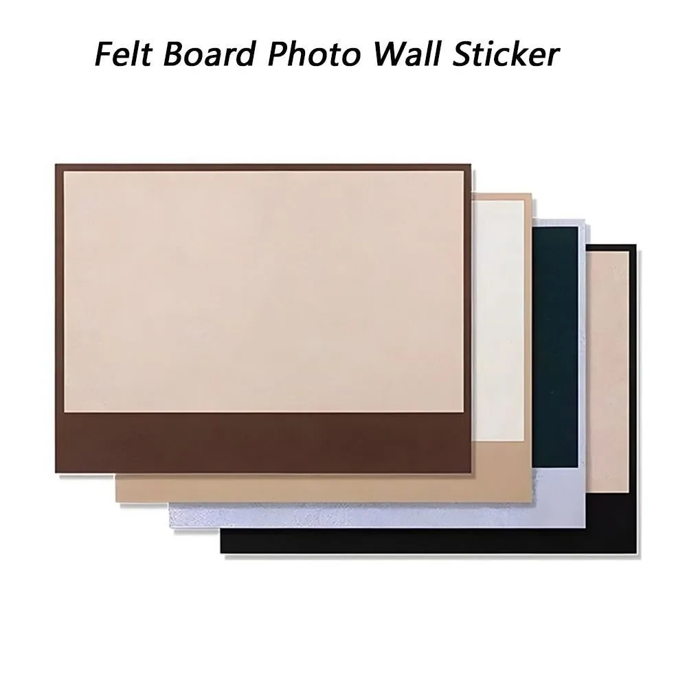 Does Not Hurt Wall Felt Board Decorative Display Rack Self-adhesive Photo Wall Sticker Storage Board Message Board Felt Board