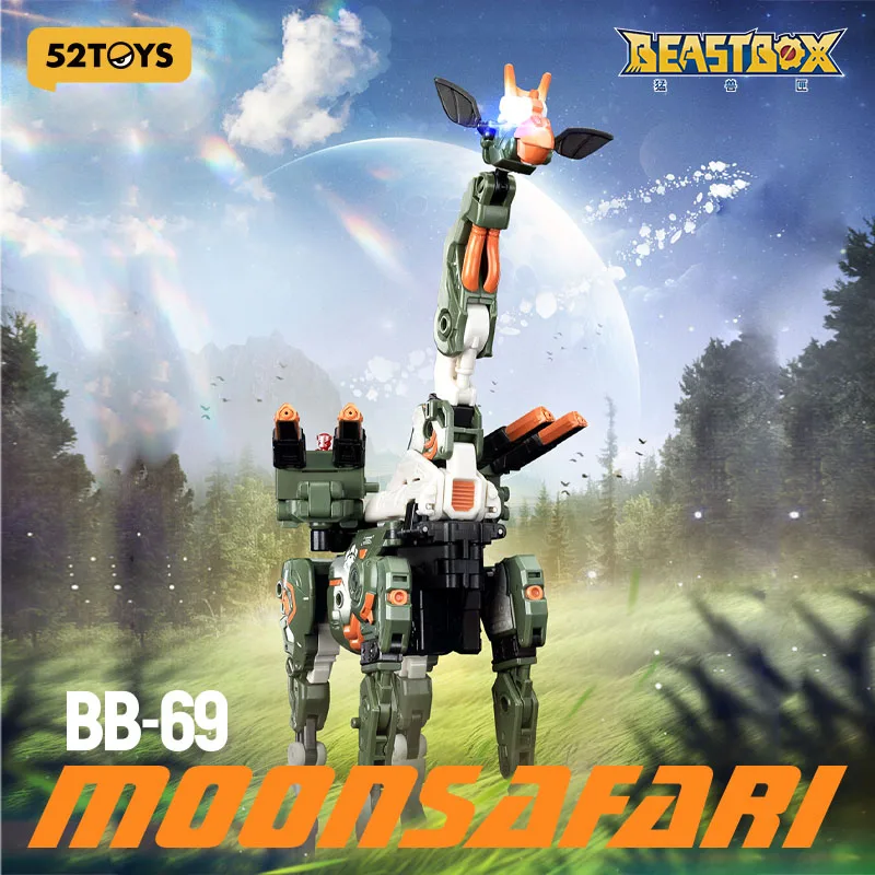 52TOYS Beastbox BB-69 MOONSAFARI Deformation Toys Action Figure, Collectible Converting Toys