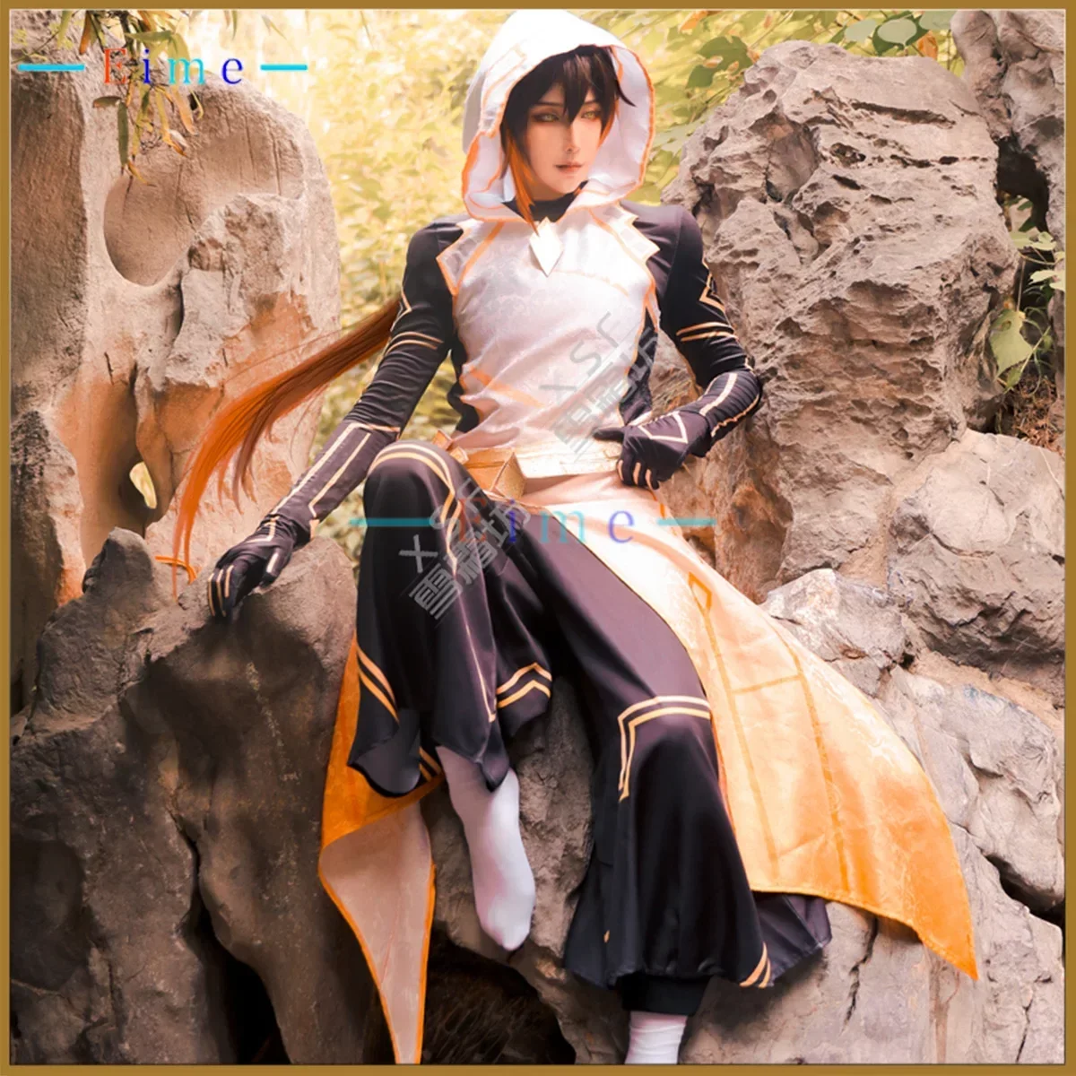 

EIME Game Genshin Impact Cosplay Morax Zhongli Costume Unisex Adult Fancy Anime Uniforms Halloween Carnival Party Suits