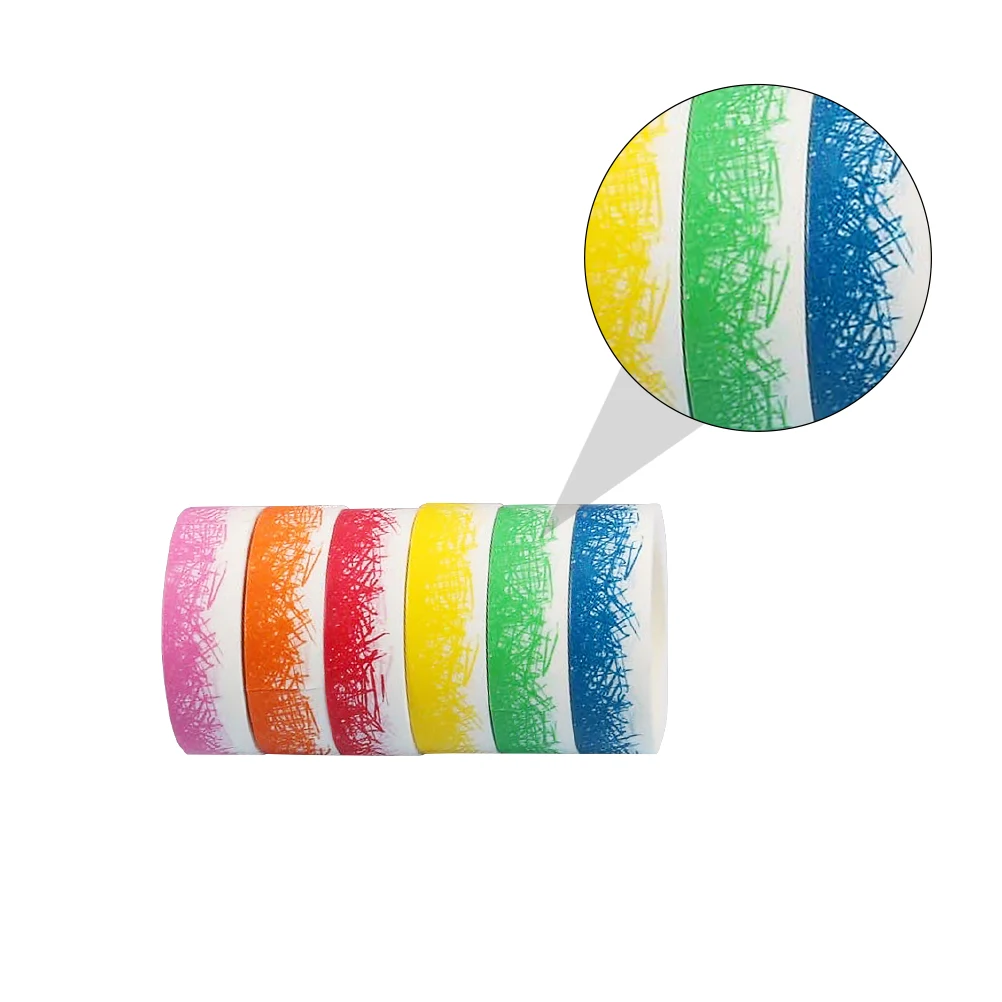 6 قطعة 6 لفات مطبوعة اشي اليابانية ورقة لاصقة شريط مزخرف لسكرابوكينغ المجلات Diy بها بنفسك الحرف اشي الشريط مجموعة