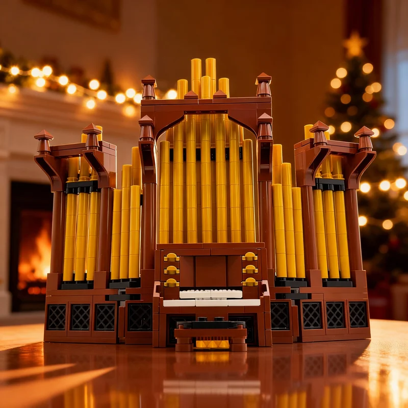 

526pcs MOC Pipe Organ City Model Building Blocks Construction Assemble DIY Creative Idea Toy Education Christmas Gifts Brick