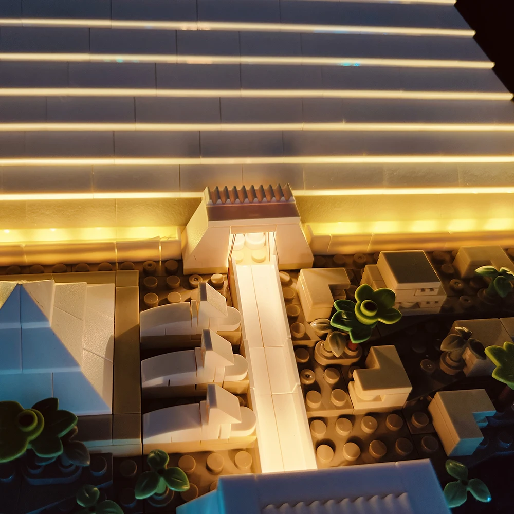 LED Light Set 21058 Suitable ForThe Great Pyramid of Giz Building Blocks Bricks DIY Lamp Toys Christmas Gfits（Not Include Model） - view 4