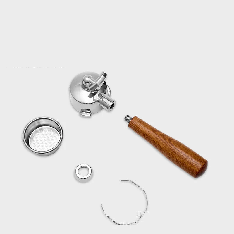 54 مللي متر الفولاذ المقاوم للصدأ القهوة Portafilter مرشح صنبور مزدوج مع 2 كوب سلة ل Breville حكيم 870/875/878/880 أداة تصفية