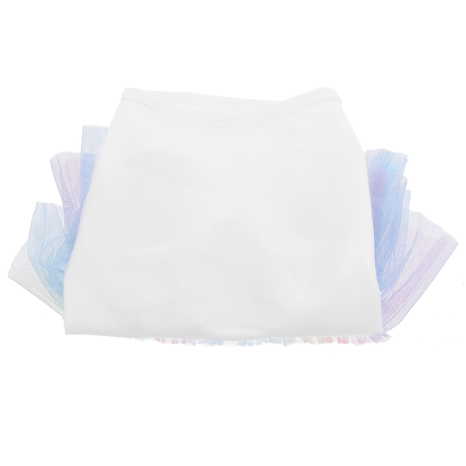 

Pet Tulle Skirt White XS Size Dog Clothes Princess Style Comfortable Breathable Party Wedding Birthday Dress Up for Small