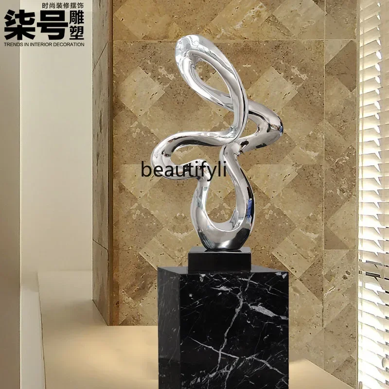 

D96 НОВАЯ скульптура, гальваника, смола, креативное абстрактное украшение для гостиной, отеля, настольного домашнего ремесленного орнамента