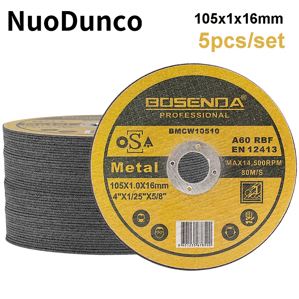 

5 шт. 105 мм шлифовальный круг, металлический режущий диск, угловая шлифовальная пила, режущее полотно из нержавеющей стали