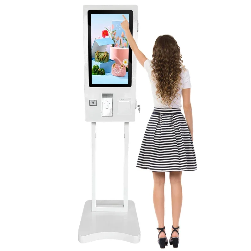 Kfc Restaurant Touch 24 32 Inch Fast Food Screen Self Ordering Interactive Ticketing Payment Kiosk