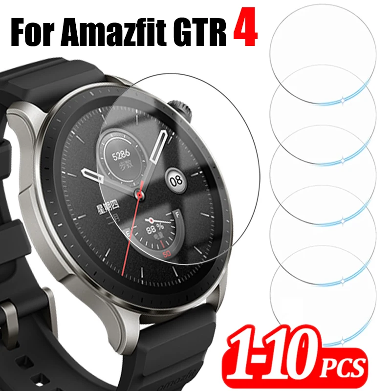 For Huami Amazfit GTR 4 Smartwatch Tempered Glass Screen Protector Clear Tempered Films Protective Glass For Amazfit GTR 4