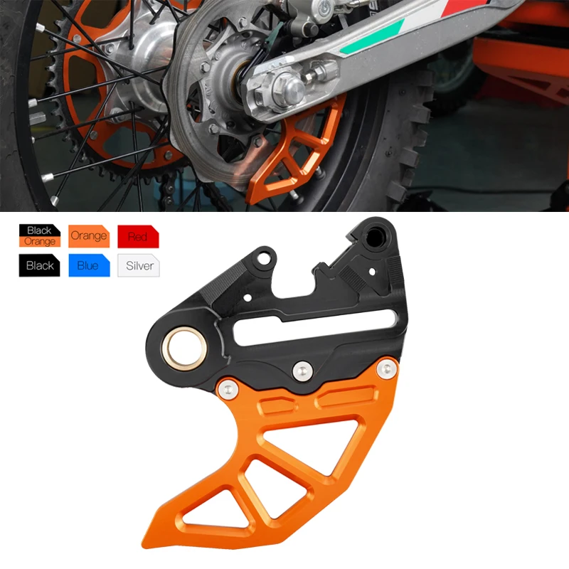 NICECNC Rear Brake Disc Guard For KTM EXC 300 250 EXCF 350 450 500 XCW XCFW 6 Days TPI 2004-2023 SX 125 SXF 450 XC XCF 2004-2022 