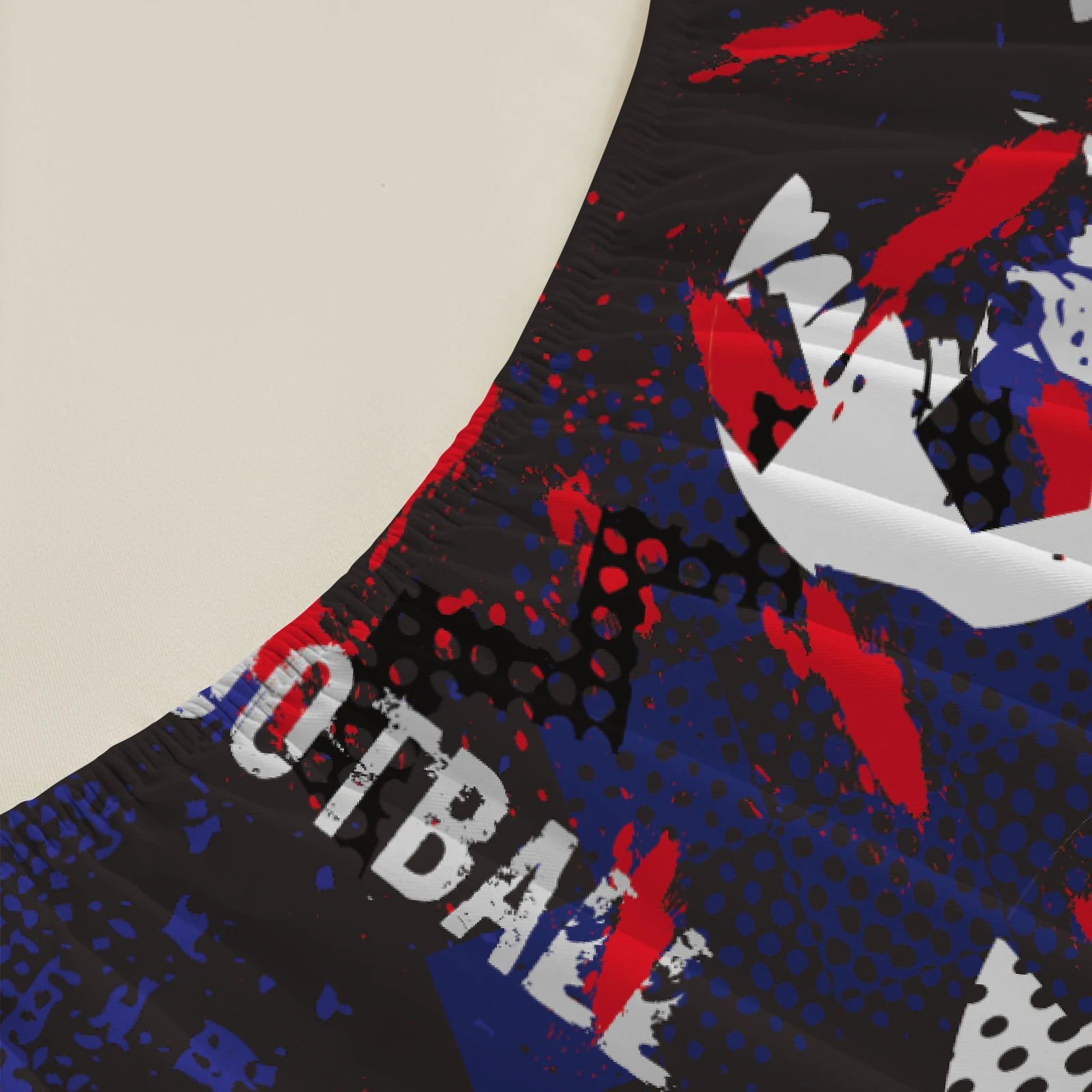 1 Football digital printed frosted Fitted Sheet,bedroom printed bed cover,bedding(No pillowcase)
