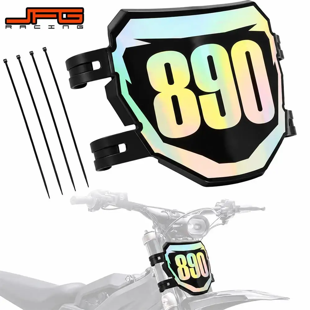 For Surron Front License Number Plate With Decal Motorcycle Parts For Lightbee Talaria E ride Pro Ridstar Q20 Yozma IN10 EBike