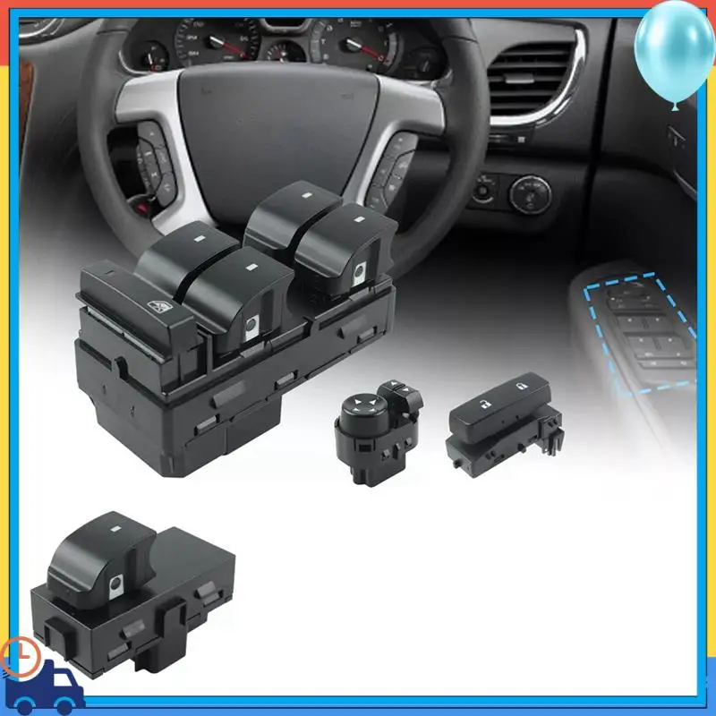 

A90Q-Front Left Right Power Window Lifter Button Door Lock Mirror Control Switch For Chevy Silverado GMC Sierra