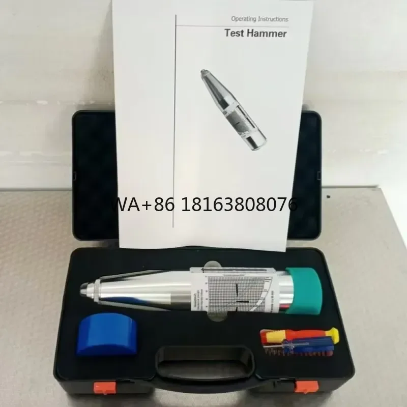 Hot Sale Manual for Test Hammer for Concrete Rebound Hammer with 1-Year Warranty Portable Schmidt Hammer