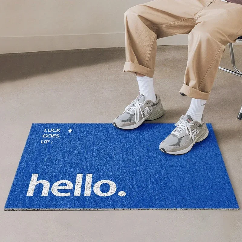 Entrance Door Mat Porch Creative Design Carpet Hall Foyer Anti-slip Doormat  Entrance Decorative Mat Floor Rugs שטיח כניסה לבית