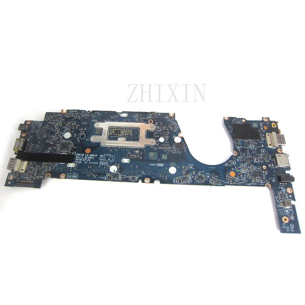 Placa base para portátil DELL Latitude 7300, con I5-8365U/I7-8665U, CPU 7300, Notebook, EDC30, LA-G861P, prueba 100%