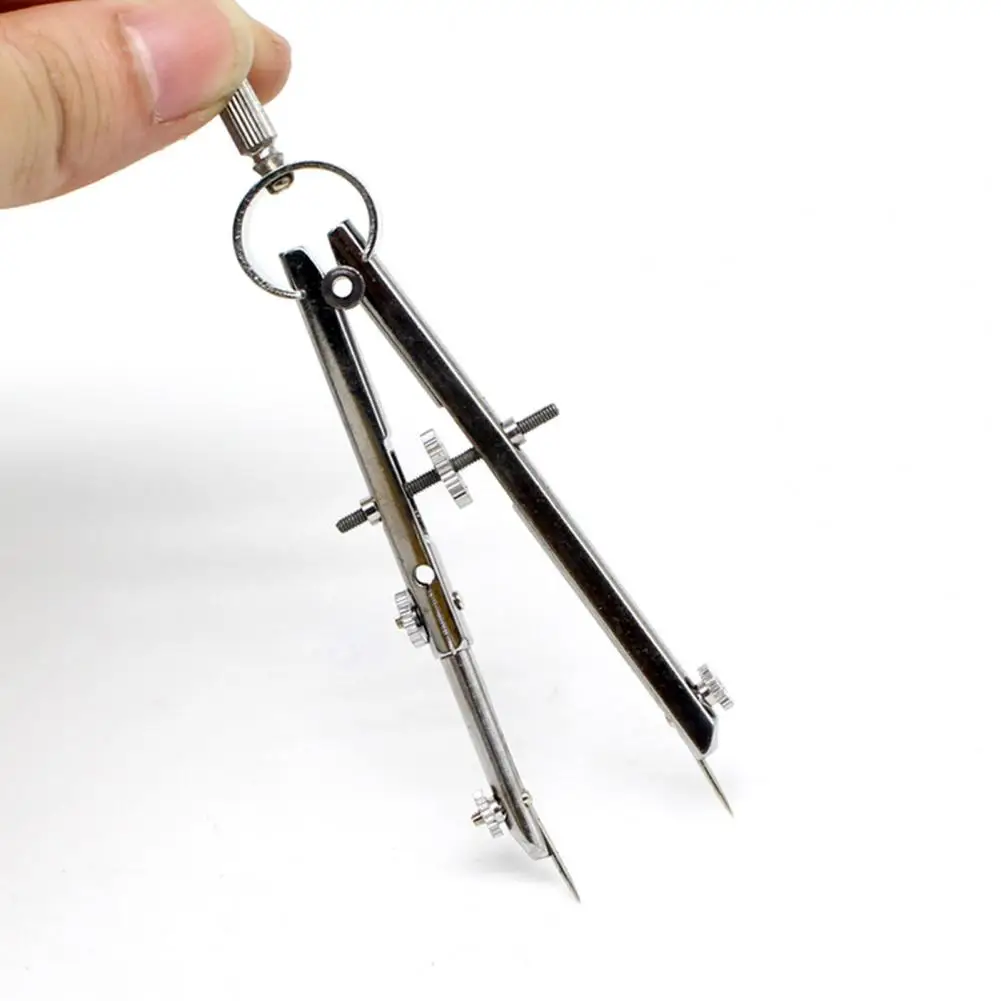11cm Metal Spring-Type Caliper Divider Multifunction Bow Compass Divider Geometry Drafting Engineering Drawing Architecture Tool