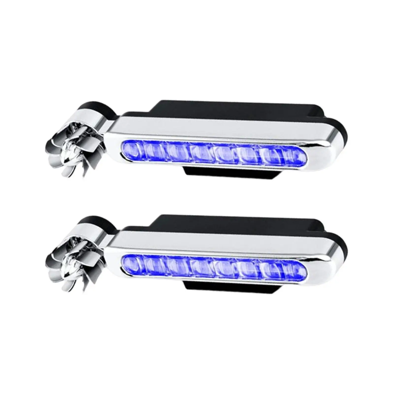 2x2 Pieces Car Light ABS Daytime Running Light for Cars Auto