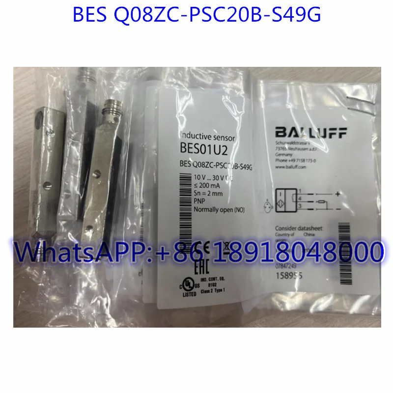 

Brand New BES01U2 Sensor BES Q08ZC-PSC20B-S49G Fast Shipping