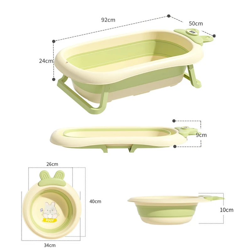 Baby Folding Tub Baby Tub 0-6 years old Large size Newborn Baby Products Bath Seat Bathtub Children\'s Baby Shower Tub Wash basin